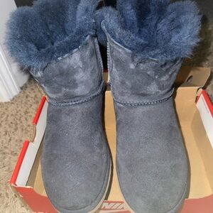 UGG Women's Navy Shearling Boots